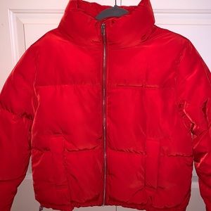 H&M - Red Puffer Jacket